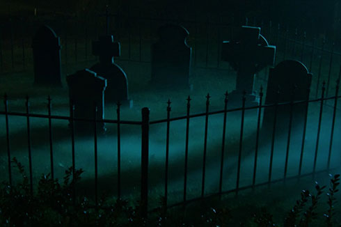 Graveyard Backdrop